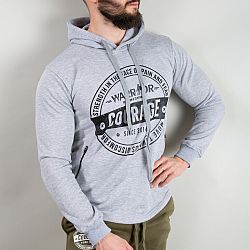 Slim-Fit Mikina Warrior sivá L