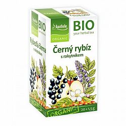 Green Apotheke Čierne ríbezle s rakytníkom čaj BIO 30 g (20 x 1,5 g)