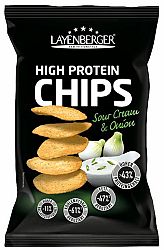 Layenberger High Protein Chips kyslá smotana/cibuľka 75 g