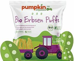 Pumpkin Organics Fúkané chrumky BIO hrach 20 g