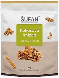 Šufan Kokosové hniezda jablko/škorica 170 g