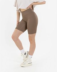 Vilgain Seamless Ribbed Biker Shorts S/M dune