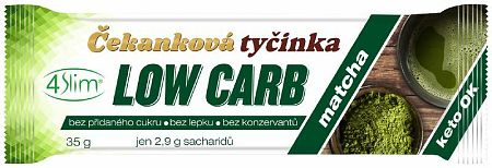 4Slim Low carb čakanková tyčinka matcha 35 g