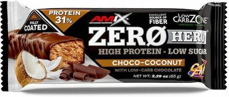 Amix Zero Hero 31% Protein Bar čokoláda/kokos 65 g