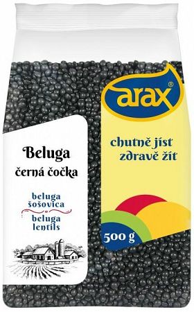 Arax Šošovica čierna Beluga 500 g