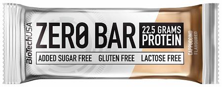 BioTech USA Zero Bar cappuccino 50 g