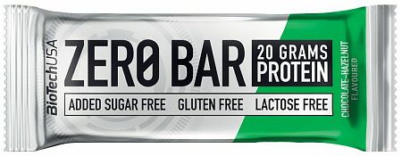 BioTech USA Zero Bar čokoláda/lieskový orech 50 g