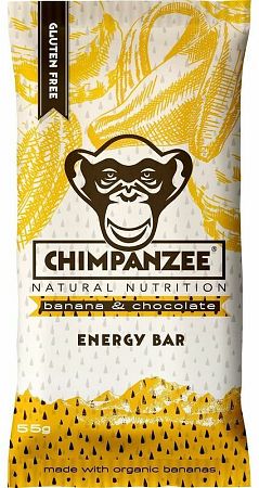 Chimpanzee Energy Bar gluten free banán/čokoláda 55 g