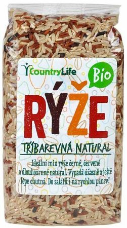 Country Life BIO Ryža trojfarebná 500 g