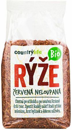 Country Life Ryža červená nelúpaná BIO 500 g