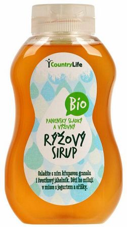 Country Life Sirup ryžový BIO 250 ml