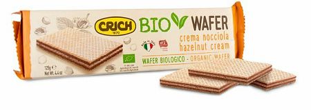 CRICH Wafer BIO lieskový orech 125 g