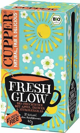 Cupper Bylinný čaj BIO fresh glow 40 g (20 x 2 g)