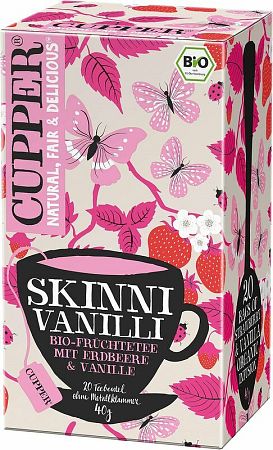 Cupper Bylinný čaj BIO vanilka 40 g (20 x 2 g)