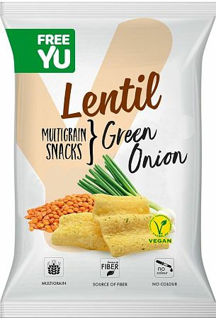 Free YU Lentil multigrain snack jarná cibuľka 70 g