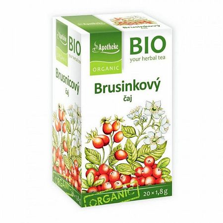 Green Apotheke Brusnicový čaj BIO 36 g (20 x 1,8 g)