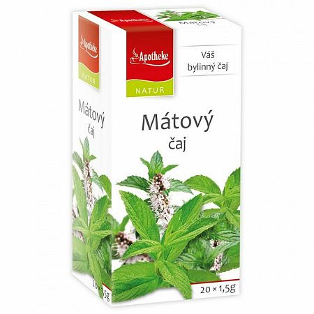 Green Apotheke Čaj NATUR Mätový 30 g (20 x 1,5 g)