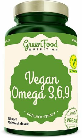 GreenFood Vegan Omega 3, 6, 9 60 kapsúl