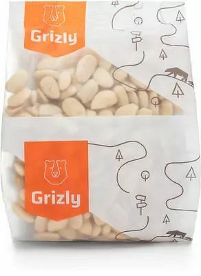 Grizly Mandle natural lúpané 500 g