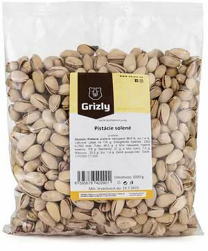 Grizly Pistácie pražené solené Jumbo 500 g