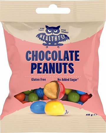 HealthyCo Chocolate Peanuts 40 g