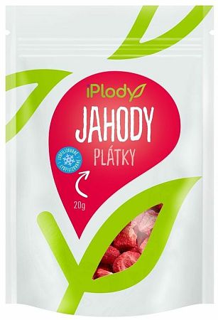 iPlody Jahody lyofilizované plátky 20 g