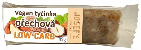 Josef's Snacks Tyčinka Low Carb vegán orechy 33 g