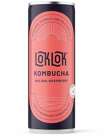 Loklok Kombucha malina 250 ml