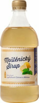 Moštěnický sirup Sirup citrón/mäta 700 ml