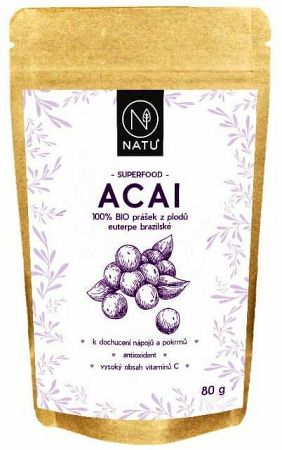 Natu Acai prášok BIO 80 g