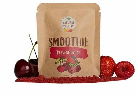 Naturalprotein Smoothie čiervene plody 20 g