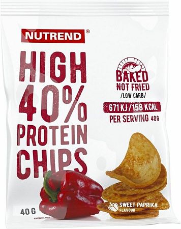 Nutrend High Protein chips paprika 40 g