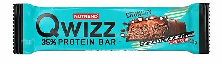 Nutrend Qwizz Protein Bar čokoláda/kokos 60 g