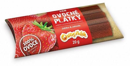 Ovocňák Plátky jahoda 20 g