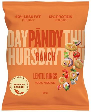 Pandy Lentil Chips ranch 50 g