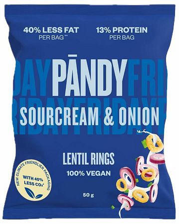 Pandy Lentil Rings smotana/cibuľa 50 g