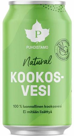 Puhdistamo Kokosová voda natural 310 ml