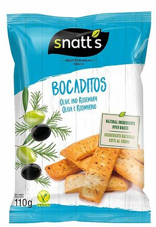 Snatt's Mediterranean Snack olivový olej/rozmarín 110 g