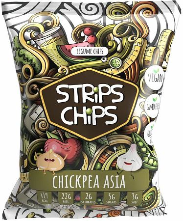 Strips Chips Cícer Asia 90 g