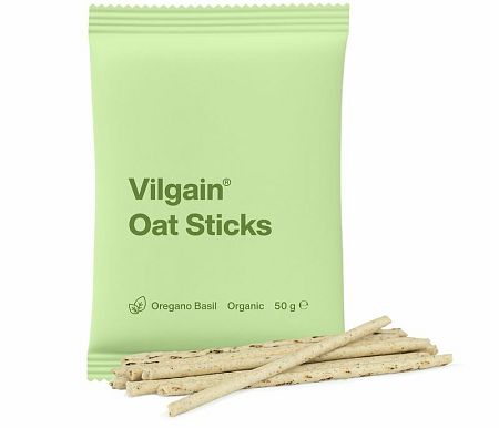 Vilgain Oat Sticks BIO oregano a bazalka 50 g