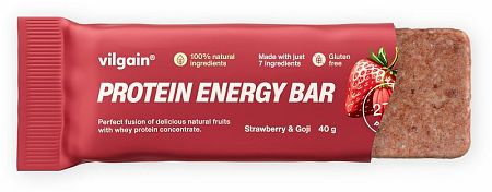 Vilgain Protein Energy Bar Jahoda a goji 40 g