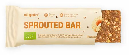 Vilgain Sprouted Energy Bar ananás 35 g