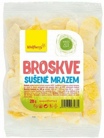 Wolfberry Broskyne sušené mrazom 20 g