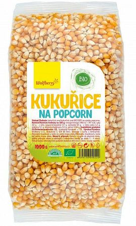 Wolfberry Kukurica na popcorn BIO 1000 g