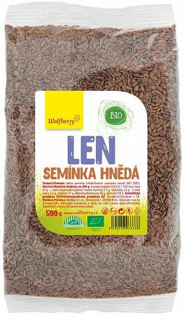 Wolfberry Ľanové semienko hnedé BIO 500 g